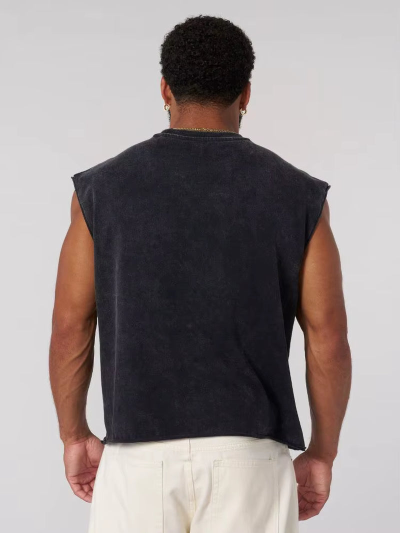 Men'S Brand Summer Gym Cotton Tank Top Sleeveless Shirt Man Bodybuilding Clothing Casual Fitness Workout Running Vest Sportswear